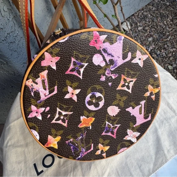 Louis Vuitton Richard Prince Monogram Watercolor Papillon 30 Shoulder Bag - Picture 8 of 15